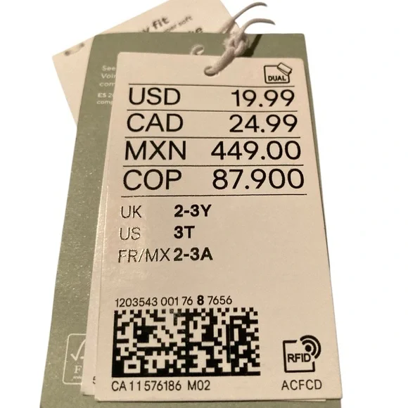 Kid’s Gap Skinny Stretch‎ Blue Jeans - Size 3T - Picture 3 of 3